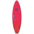 Liquid Shredder Liquid Shredder 6 ft. FSE EPS-PE Soft Surf Board; Red 6ft FSE SB Red